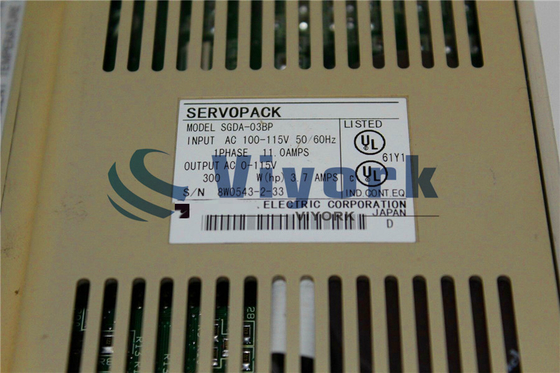50 / 60HZ Yaskawa SGDL-03BP Servo Drive 3 Phase 100-115VAC Input  11AMP