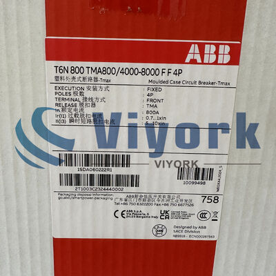ABB 1SDA060222R1 قطع کننده مدار T6N 800 TMA8004000-8000 F F 4P جدید